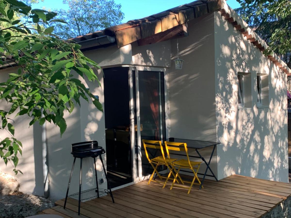 Le Mazet, Studio Avec Terrasse Et Acces Piscine Saint Alban Auriolles Buitenkant foto