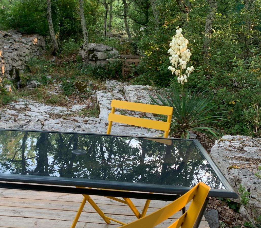 Le Mazet, Studio Avec Terrasse Et Acces Piscine Saint Alban Auriolles Buitenkant foto
